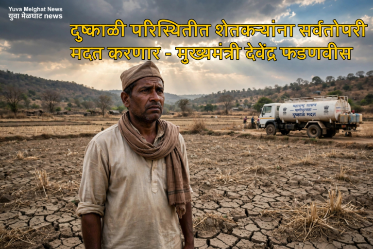 दुष्काळी परिस्थितीत शेतकऱ्यांना सर्वतोपरी मदत करणार – मुख्यमंत्री देवेंद्र फडणवीस